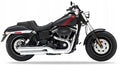 NAKLEJKI NA MOTOCYKL JUULA DO HARLEY DAVIDSON FXDF DYNA FAT BOB 2014-2016 CZARNY CZERW
