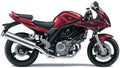 NAKLEJKI NA MOTOCYKL JUULA DO SUZUKI SV 650 S 2007 CZERWONY YHL