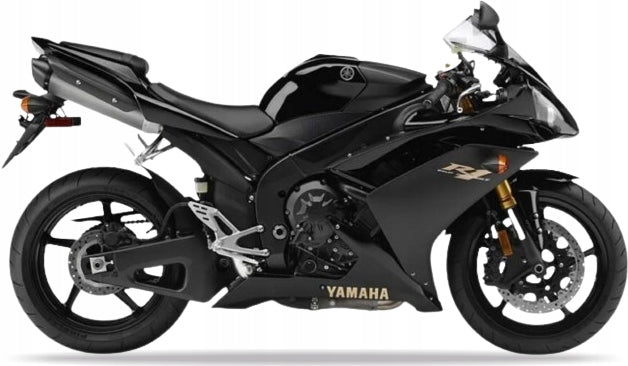 NAKLEJKI NA MOTOCYKL JUULA DO YAMAHA YZF R1 2008 CZARNY X RN19