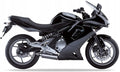 NAKLEJKI JUULA NA MOTOCYKL DO KAWASAKI ER 6F 2007 CZARNY 17K