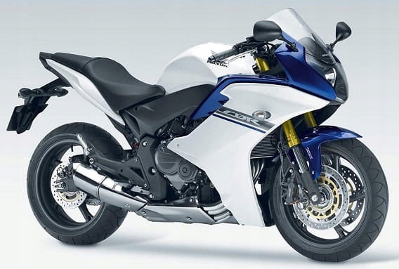 Autocollants JUULA pour Honda CBR 600F 2011-2012 Bleu Bi 