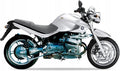 NAKLEJKI JUULA NA MOTOCYKL DO BMW R 1150 R 2002-2006 SREBRNY