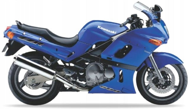 NAKLEJKI JUULA NA MOTOCYKL DO KAWASAKI ZZR 600 1995-2004 NIEBIESKI 235