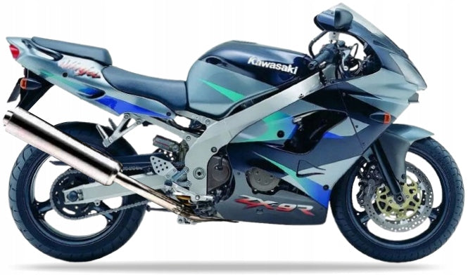 AUTOCOLLANTS MOTO JUULA POUR KAWASAKI ZX 9R 2001 GRIS T8 