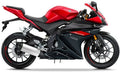 NAKLEJKI JUULA NA MOTOCYKL DO YAMAHA YZF 125 R 2016 CZERWONY 2 VYRM2