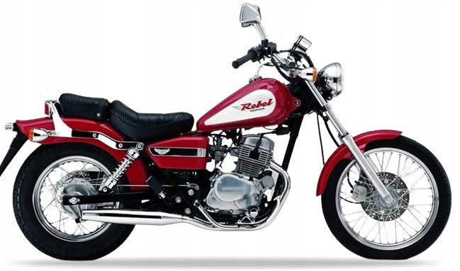 Naklejki na motocykl Honda Ca 125 Rebel 1998 Czerwony R227 - Juula