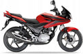 Naklejki na motocykl Honda Cbf 125 2009-2012 Czerwony R321 - Juula
