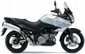 NAKLEJKI NA MOTOCYKL JUULA DO SUZUKI DL 1000 V-STROM 2008 CZARNY YAY SREBRNY YMD