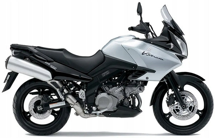 NAKLEJKI NA MOTOCYKL JUULA DO SUZUKI DL 1000 V-STROM 2008 CZARNY YAY SREBRNY YMD