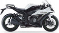 NAKLEJKI JUULA NA MOTOCYKL DO KAWASAKI ZX 10R 2014 BIAŁY 46K
