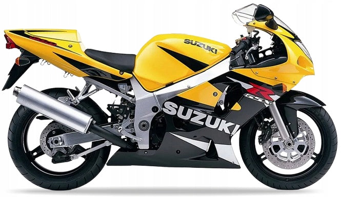 NAKLEJKI JUULA DO SUZUKI GSXR 600 2001 ŻÓŁTY Y9H CZARNY Y7L