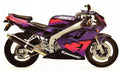 NAKLEJKI NA MOTOCYKL JUULA DO KAWASAKI ZXR 400 1994 CZARNY