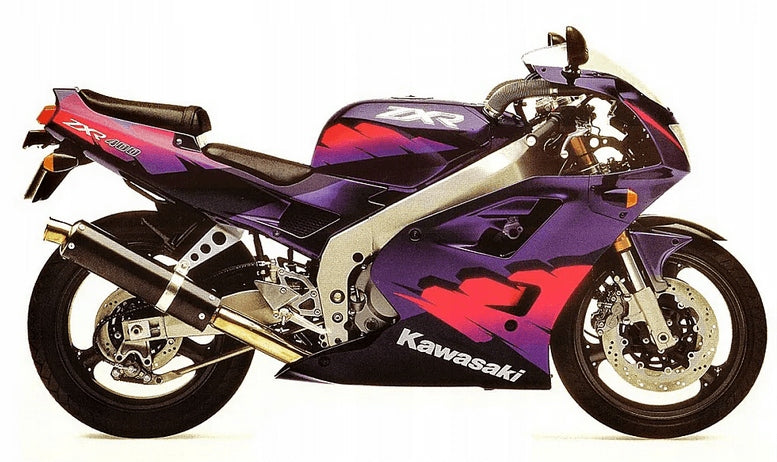 NAKLEJKI NA MOTOCYKL JUULA DO KAWASAKI ZXR 400 1994 CZARNY