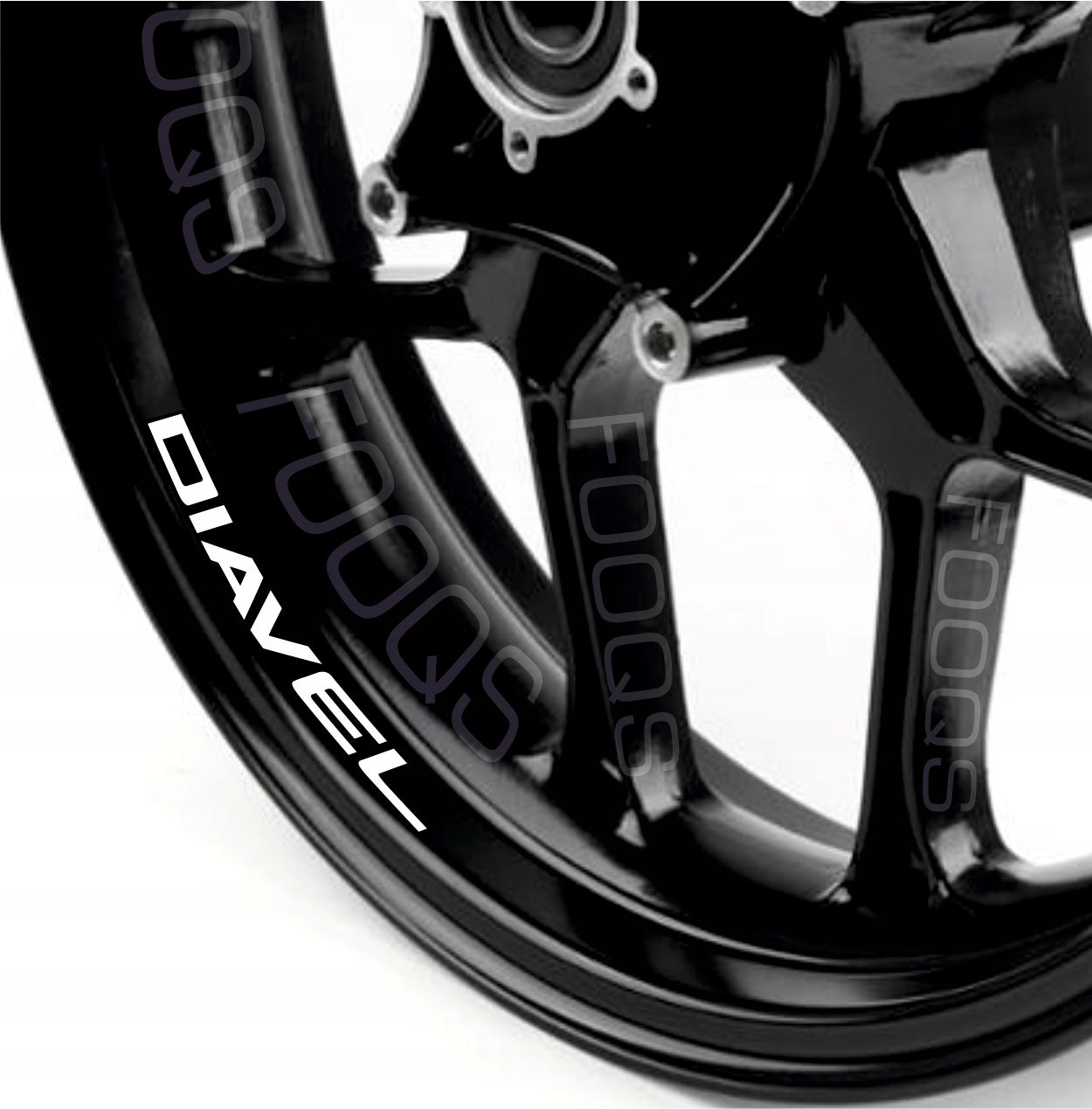 JUULA RIMS STICKERS FOR DUCATI DIAVEL 