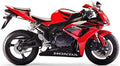 Naklejki na motocykl Honda Cbr 1000 Rr 2007 Fireblade Czerwony R258 - Juula