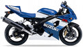 NAKLEJKI NA MOTOCYKL JUULA DO SUZUKI GSXR 600 2005 NIEBIESKI YBB 20TH ANNIVERSARY