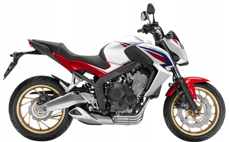 NAKLEJKI NA MOTOCYKL JUULA DO HONDA CB 650 F 2014-2015 BIAŁY NHA96