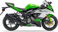 NAKLEJKI NA MOTOCYKL JUULA DO KAWASAKI ZX 6R 2015 30TH ANNIVERSARY EDITION ZIELONY 777