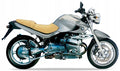 NAKLEJKI JUULA NA MOTOCYKL DO BMW R 1150 R 2002-2006 SREBRNO-ZŁOTY