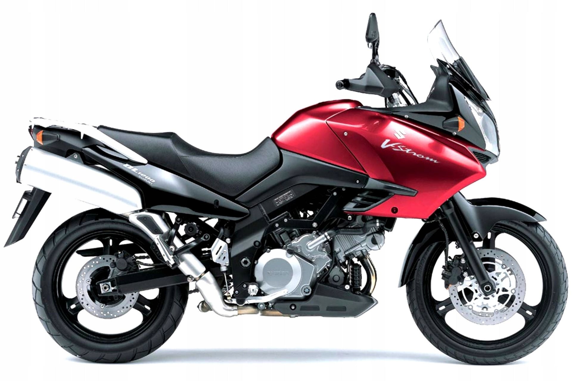 NAKLEJKI JUULA NA MOTOCYKL DO SUZUKI DL 1000 V-STROM 2008 CZERWONY YHL