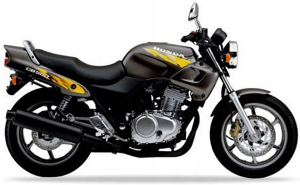 NAKLEJKI NA MOTOCYKL JUULA DO HONDA CB 500 1996-1997 TYTANOWY YR183
