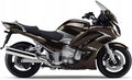 NAKLEJKI NA MOTOCYKL JUULA DO YAMAHA FJR 1300 2013 CIEMNY POMARAŃCZOWY METALLIC 1