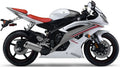 NAKLEJKI NA MOTOCYKL JUULA DO YAMAHA YZF R6 2009 BIAŁY SZARY RJ15