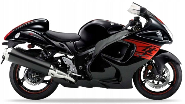 NAKLEJKI NA MOTOCYKL JUULA DO SUZUKI GSX 1300 R HAYABUSA 2017 CZARNY YVB CZERWONY YYG