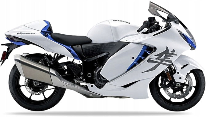 NAKLEJKI NA MOTOCYKL JUULA DO SUZUKI GSX 1300 R HAYABUSA 2023 JWN BIAŁY NIEBIESKI