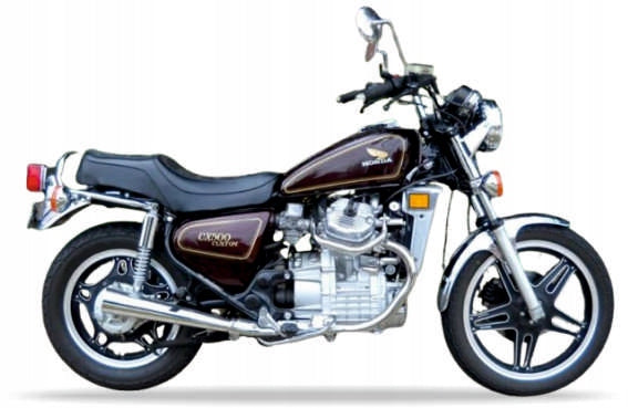 Naklejki na motocykl Honda Cx 500 Custom 1980-1981 Czerwony - Juula
