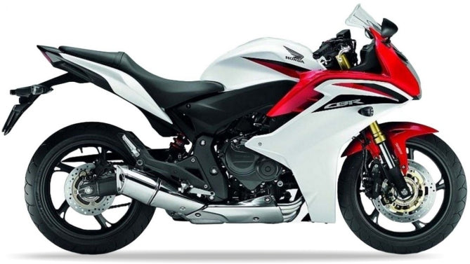 Naklejki na motocykl Honda Cbr 600 F 2011-2012 Biały Nha16K Czerwony - Juula