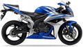 NAKLEJKI JUULA NA MOTOCYKL DO HONDA CBR 600 RR 2008 USA NIEBIESKI PB215XA