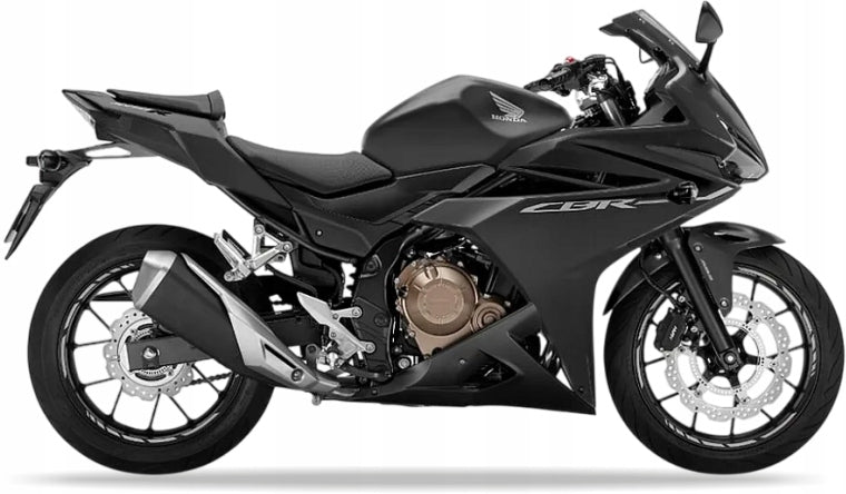 JUUL MOTORCYCLE STICKERS FOR HONDA CBR 500 R 2016-2017 MATTE BLACK NH436 