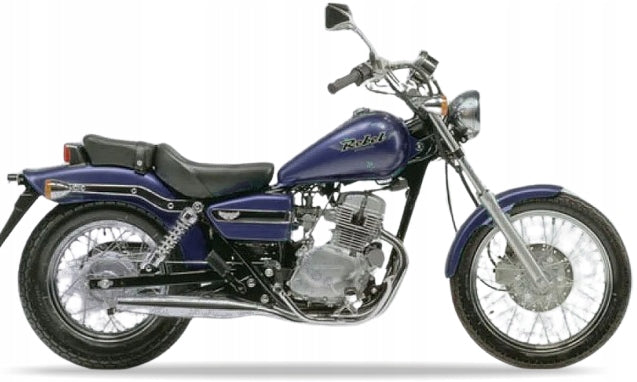 Naklejki na motocykl Honda Ca 125 Rebel 1995-1996 Purpurowy Rp140 - Juula