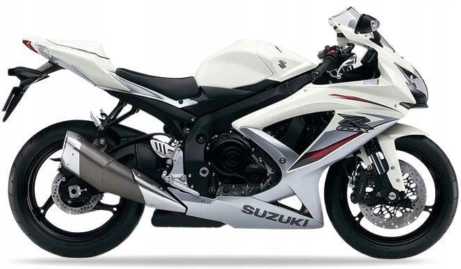 NAKLEJKI NA MOTOCYKL JUULA DO SUZUKI GSXR 750 2009 BIAŁY YPA