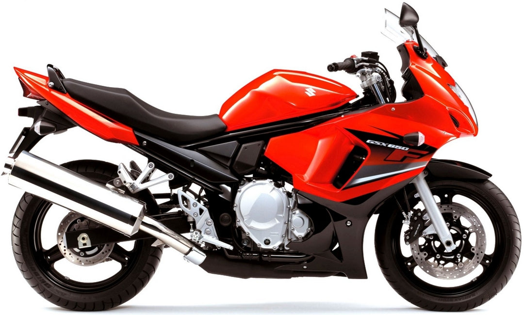 NAKLEJKI NA MOTOCYKL JUULA DO SUZUKI GSX 650 F 2009 POMARAŃCZOWY CZARNY EAJ