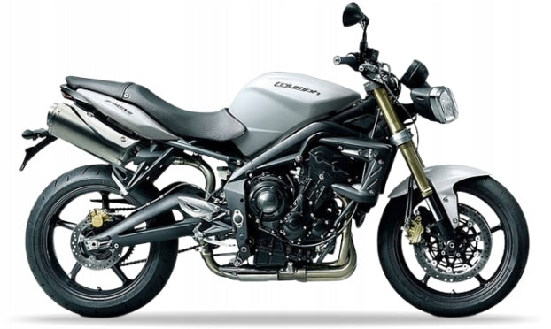 NAKLEJKI NA MOTOCYKL JUULA DO TRIUMPH STREET TRIPLE 675 2011-2012 CRYSTAL BIAŁY