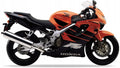 Naklejki na motocykl Honda Cbr 600 F4 1998-2000 Pomarańczowo-Czarny Nh1Y - Juula