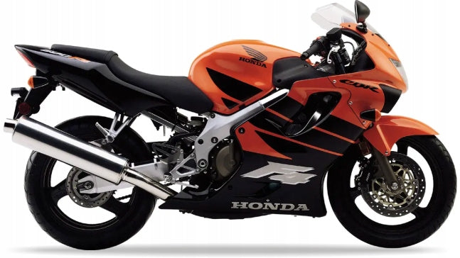 Naklejki na motocykl Honda Cbr 600 F4 1998-2000 Pomarańczowo-Czarny Nh1Y - Juula