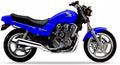 NAKLEJKI JUULA NA MOTOCYKL DO HONDA CB 750 NIGHTHAWK 1993 NIEBIESKI PB215