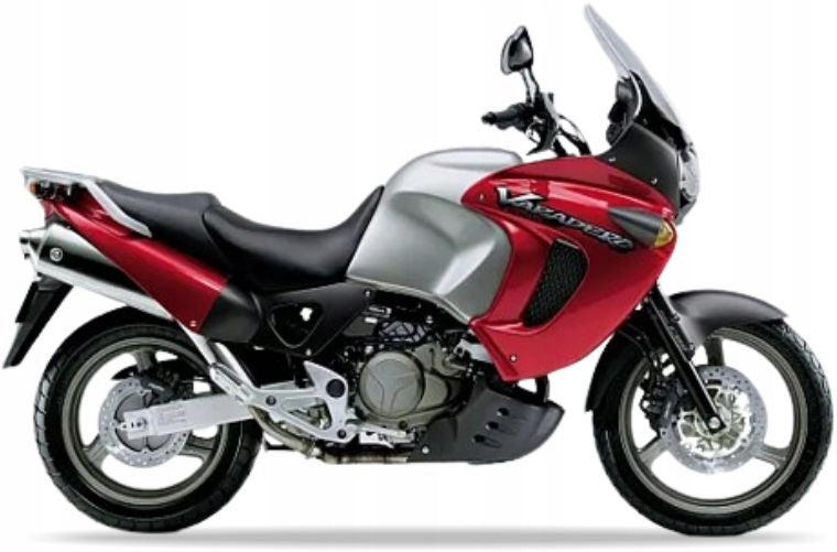 Naklejki na motocykl Honda Xl 1000 V Varadero 1999-2002 Czerwony R101 - Juula