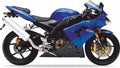 NAKLEJKI JUULA NA MOTOCYKL DO KAWASAKI ZX 10R 2004 NIEBIESKI 235