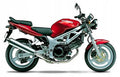 NAKLEJKI NA MOTOCYKL JUULA DO SUZUKI SV 650 1999-2001 CZERWONY 19A