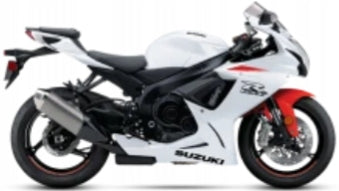 NAKLEJKI NA MOTOCYKL JUULA DO SUZUKI GSXR 600 2021 BIAŁY YWW
