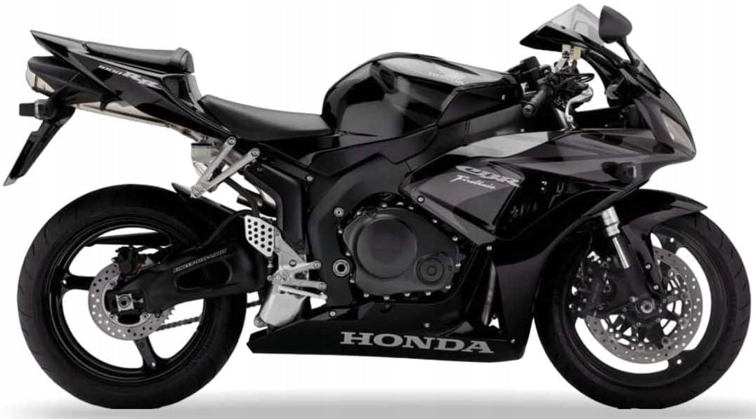 Naklejki na motocykl Honda Cbr 1000 Rr 2007 Fireblade Czarny Grafit Nhb01 - Juula