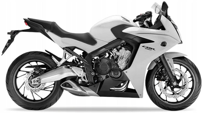 Naklejki na motocykl Honda Cbr 650 F 2014-2015 Biały Nh96 - Juula