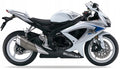 NAKLEJKI NA MOTOCYKL JUULA DO SUZUKI GSXR 600 2008 BIAŁY SREBRNY YMD