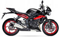 NAKLEJKI NA MOTOCYKL JUULA DO TRIUMPH STREET TRIPLE 675 RX 2015 JET CZARNY