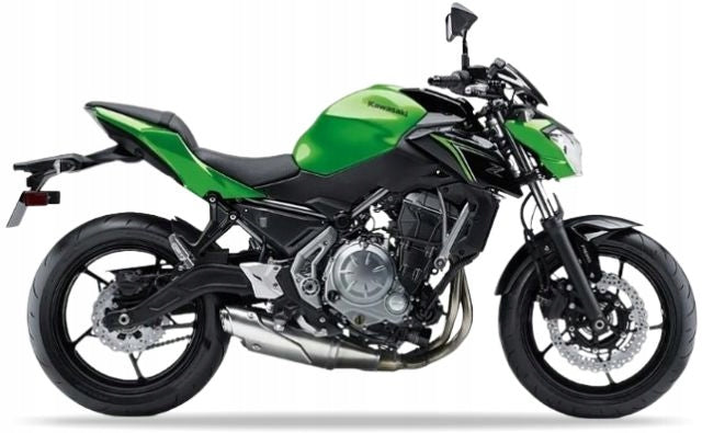 NAKLEJKI NA MOTOCYKL JUULA DO KAWASAKI Z 650 2017-2018 ZIELONY 17P