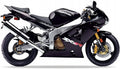 NAKLEJKI NA MOTOCYKL JUULA DO KAWASAKI ZX 6R 2003 CZARNY B6